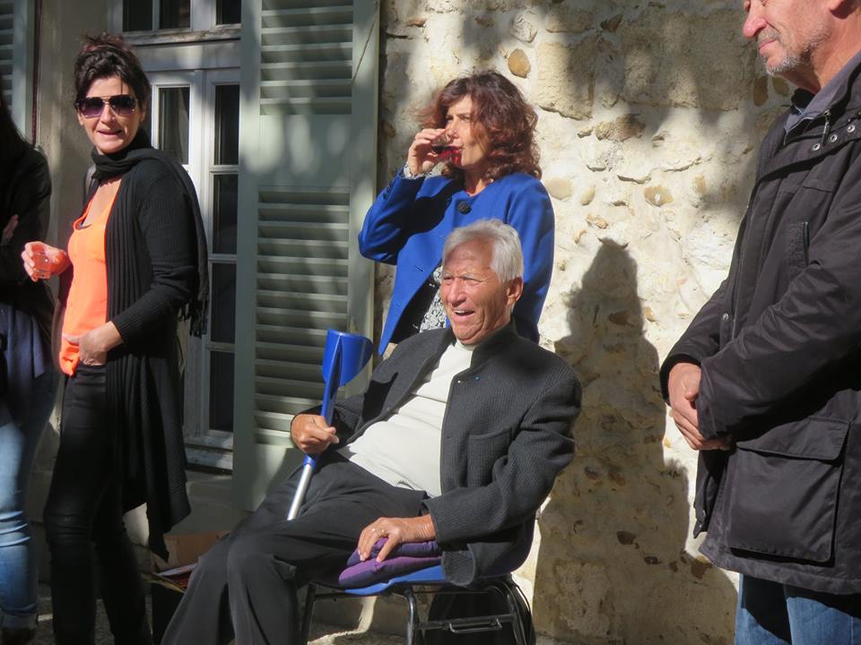 Moment de détente pour le parrain